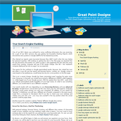 Great Point Designs Search Optimized Blog